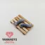 Yamamoto Model Parts Flammvernichter Exhaust Muffler Set for Tiger II / E-50 / E-75 Type 2 kipufogó kiegészítő