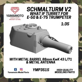   Yamamoto Model Parts Schmalturm V2 "What If" Turret for E-50 & E-75 (Trumpeter)