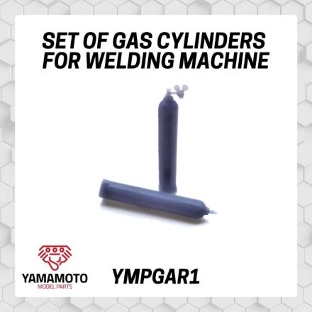 Yamamoto Model Parts SET OF GAS CYLINDERS FOR WELDING MACHINE