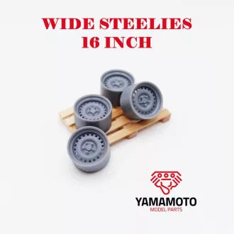   Yamamoto Model Parts Wide Steelies 16" felni és gumi kiegészítő