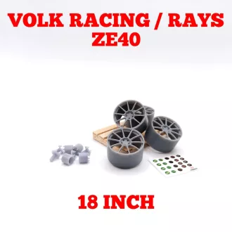Yamamoto Model Parts VOLK RACING RAYS ZE40 18INCH