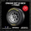 Yamamoto Model Parts Cragar 397 15" + Tyres Prokit! felni és gumi kiegészítő