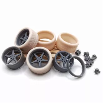   Yamamoto Model Parts Ocean Mk18 18 Inch And Tyres Pro Kit felni és gumi kiegészítő
