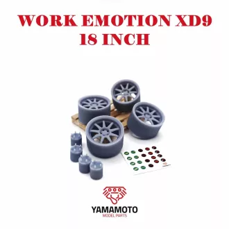   Yamamoto Model Parts Work Emotion XD9 18" felni és gumi kiegészítő