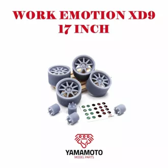   Yamamoto Model Parts Work Emotion XD9 17" felni és gumi kiegészítő