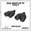 Yamamoto Model Parts Dual Muffler tip Type 2 kipufogó kiegészítő