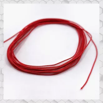   Yamamoto Model Parts Braided Hose Line Red 0,4mm modellező vezeték