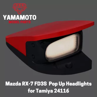   Yamamoto Model Parts PopUp Headlights For Mazda RX-7 FD3S (For Tamiya 24116) autómakett kiegészítő