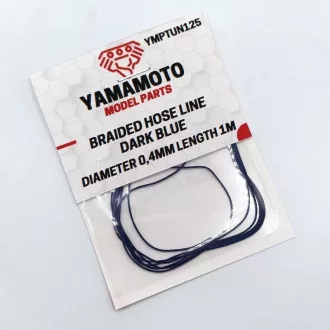   Yamamoto Model Parts Braided Hose Line Dark Blue 0,4mm / 1m modellező vezeték