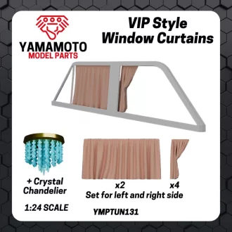   Yamamoto Model Parts VIP Style Window Curtains autómakett kiegészítő