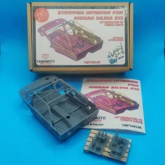   Yamamoto Model Parts Stripped Interior for Nissan Silvia S13 (Tamiya 24078) átalakító készlet
