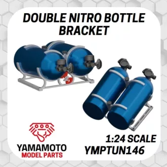   Yamamoto Model Parts Double Nitro Bottle Bracket autómakett kiegészítő