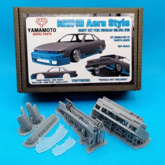   Yamamoto Model Parts Nissan Silvia S13 - Nismo Aero Style Body Kit (for Tamiya 24078 Kit) átalakító készlet