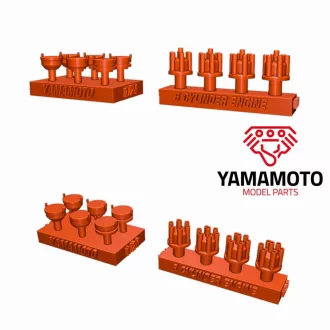   Yamamoto Model Parts Ignition Distributor Set for 6-Cylinder Engines (4 pcs) motor kiegészítő