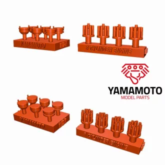   Yamamoto Model Parts Ignition Distributor Set for 8-Cylinder Engines (4 pcs) motor kiegészítő