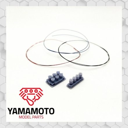 Yamamoto Model Parts SET OF 4 DISTRIBUTORS FOR 8 CYLINDER ENGINES