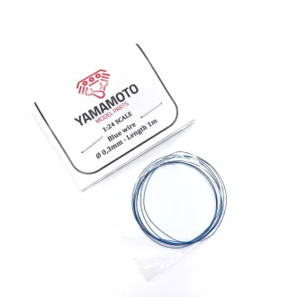   Yamamoto Model Parts Blue wire 0,3 Lenght 1m modellező vezeték
