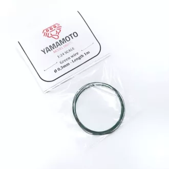   Yamamoto Model Parts Green wire 0,3mm Length 1m modellező vezeték