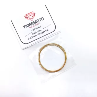   Yamamoto Model Parts Gold wire 0,3mm Length 1m modellező vezeték