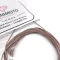 Yamamoto Model Parts Braided Hose Line Brown 0,8mm 2m modellező vezeték