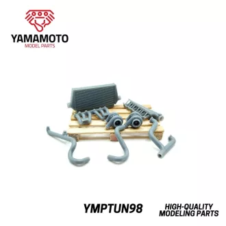   Yamamoto Model Parts 2JZ Twin Turbo Kit for Tamiya 24123 motor kiegészítő