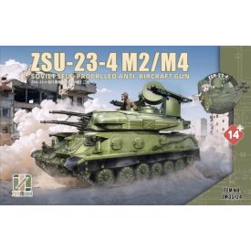   Zimi Model ZSU-23-4 M2/M4 Soviet Self-Propelled Anti-Aircraft Gun makett